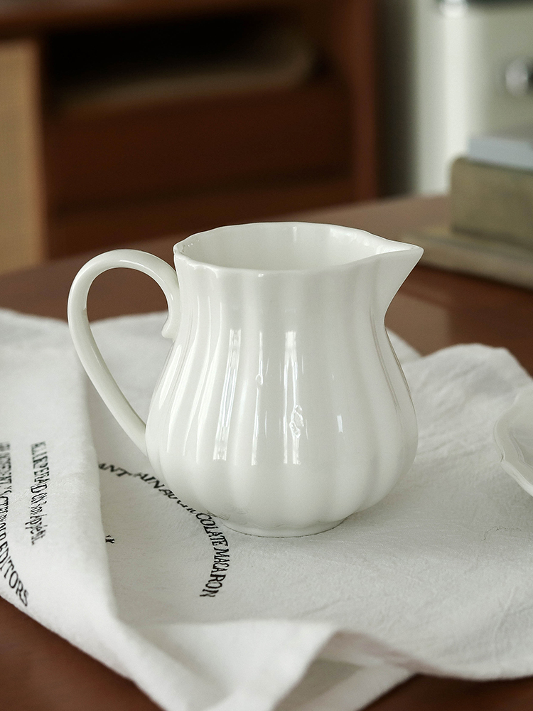 Vintage Coffee Equipment - Pearl Sensation Pumpkin Ceramic Milk Jug