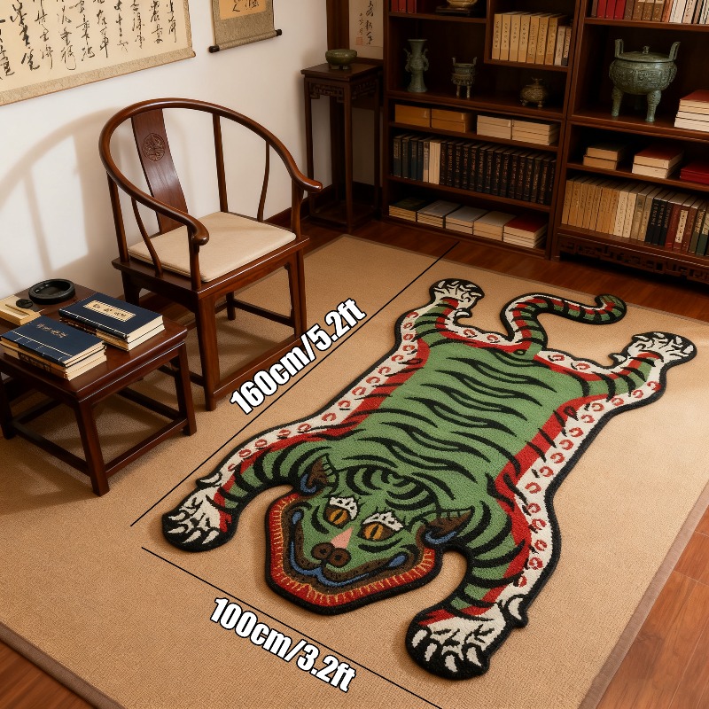 VIKAMA Tiger Pattern Rug Non-s - Coffee Equipment At Home のレビューと価格