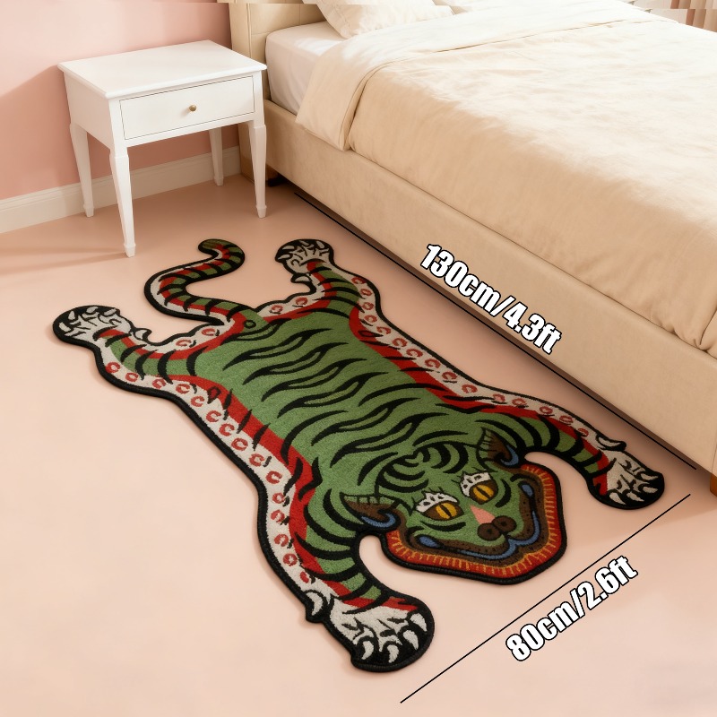 VIKAMA Tiger Pattern Rug Non-s - Coffee Equipment At Home のレビューと価格