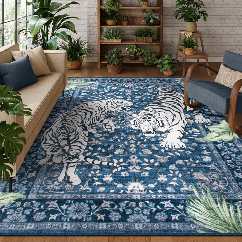 VIKAMA Boho Tiger Pattern Area - Coffee Equipment At Home のレビューと価格