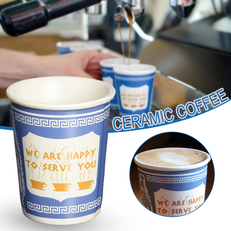 90-280ml Ceramic Cup We Are Ha - Vintage Coffee Equipment のレビューと価格