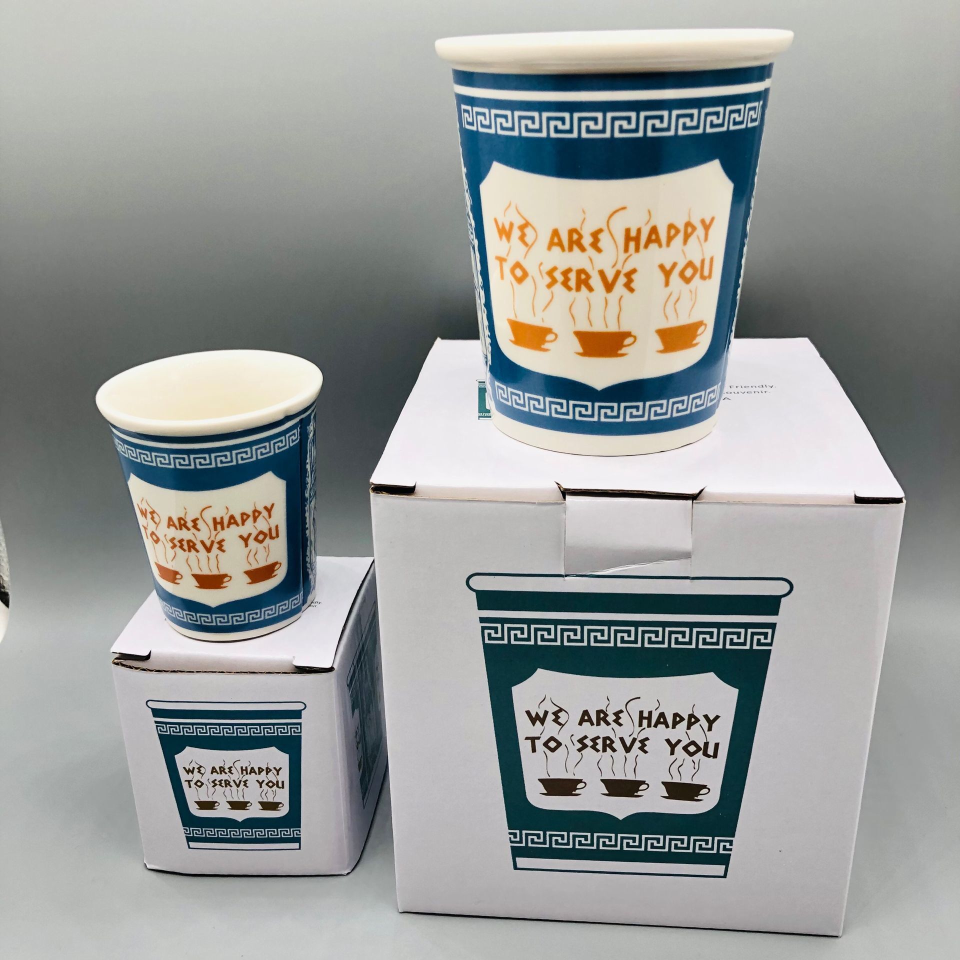 90-280ml Ceramic Cup We Are Ha - Vintage Coffee Equipment のレビューと価格