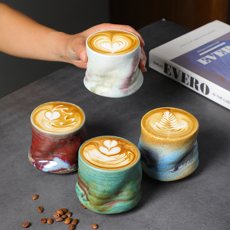 Stoneware Espresso Cups Vintag - Vintage Coffee Equipment のレビューと価格