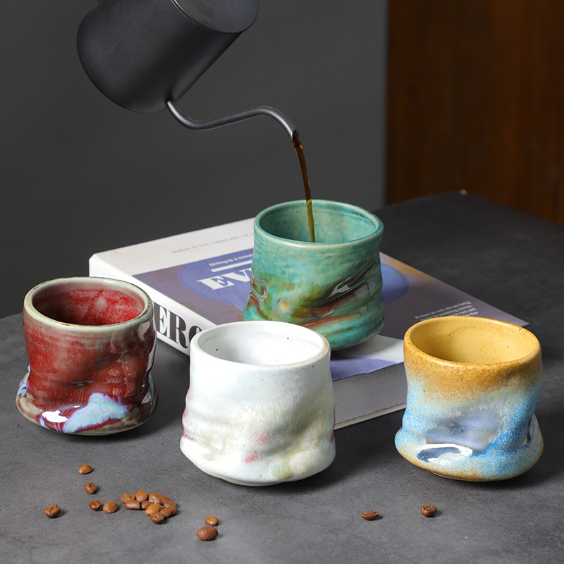 Stoneware Espresso Cups Vintag - Vintage Coffee Equipment のレビューと価格