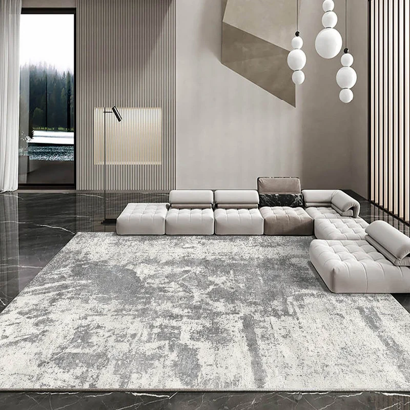 Modern Grey Carpet Living Room - Coffee Equipment At Home のレビューと価格