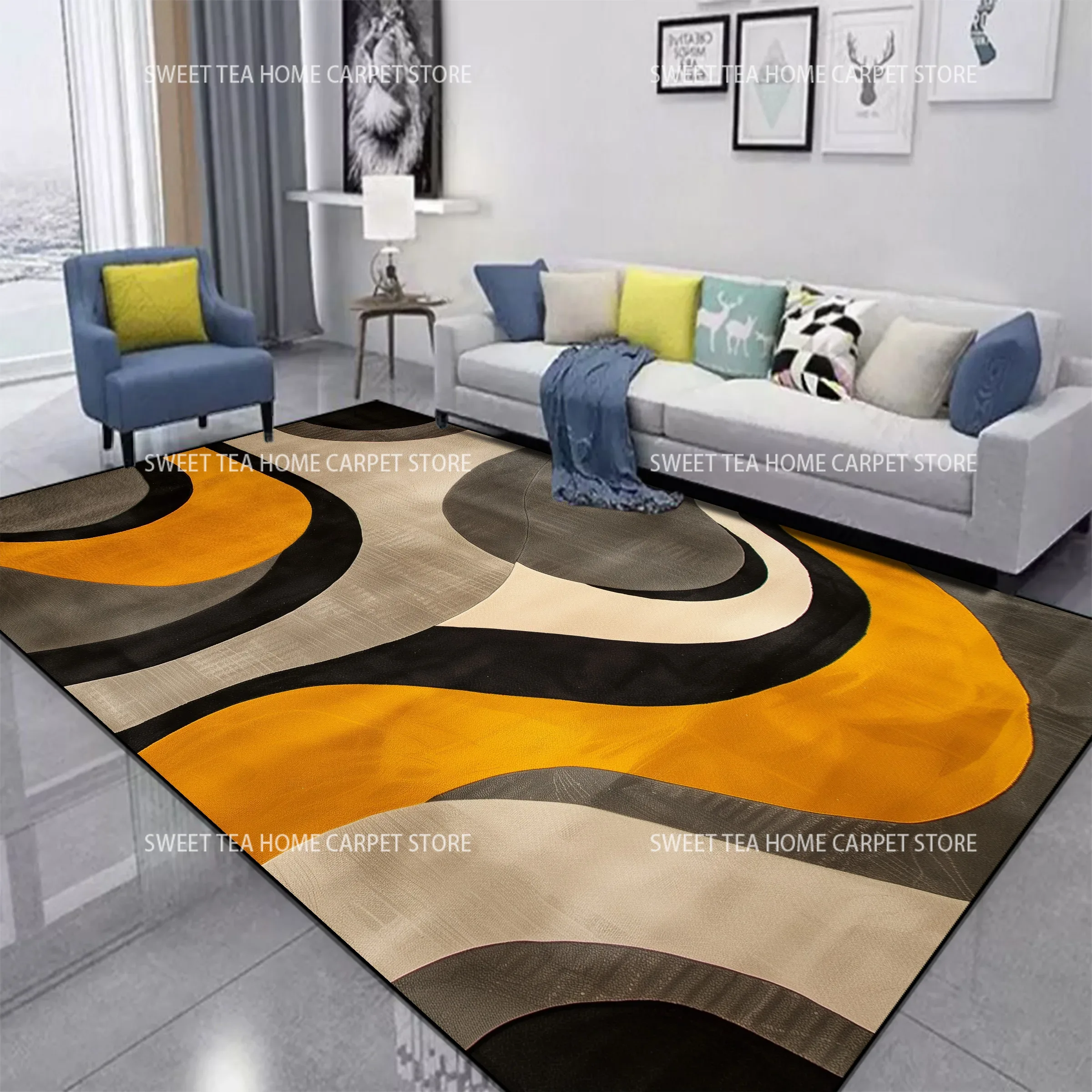 Red Black Swirl Rug Abstract C - Coffee Equipment At Home のレビューと価格