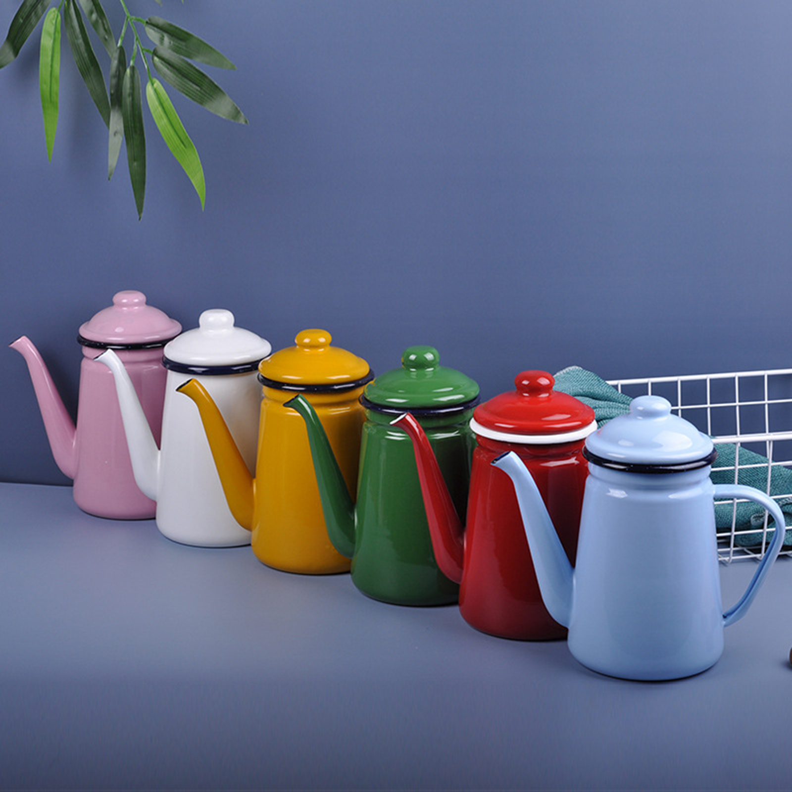 Enamel Coffee Pot Vintage with - Vintage Coffee Equipment のレビューと価格
