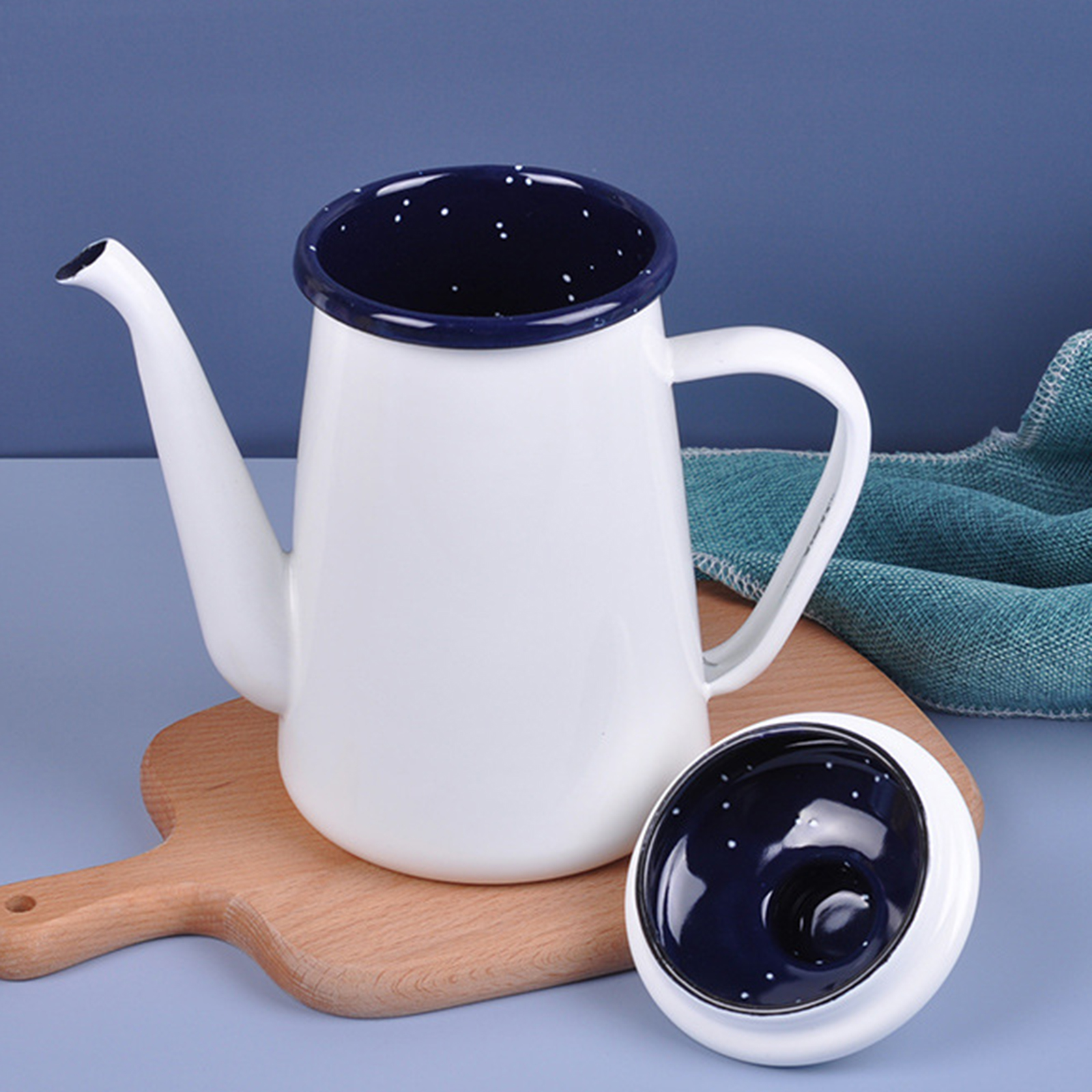 Enamel Coffee Pot Vintage with - Vintage Coffee Equipment のレビューと価格