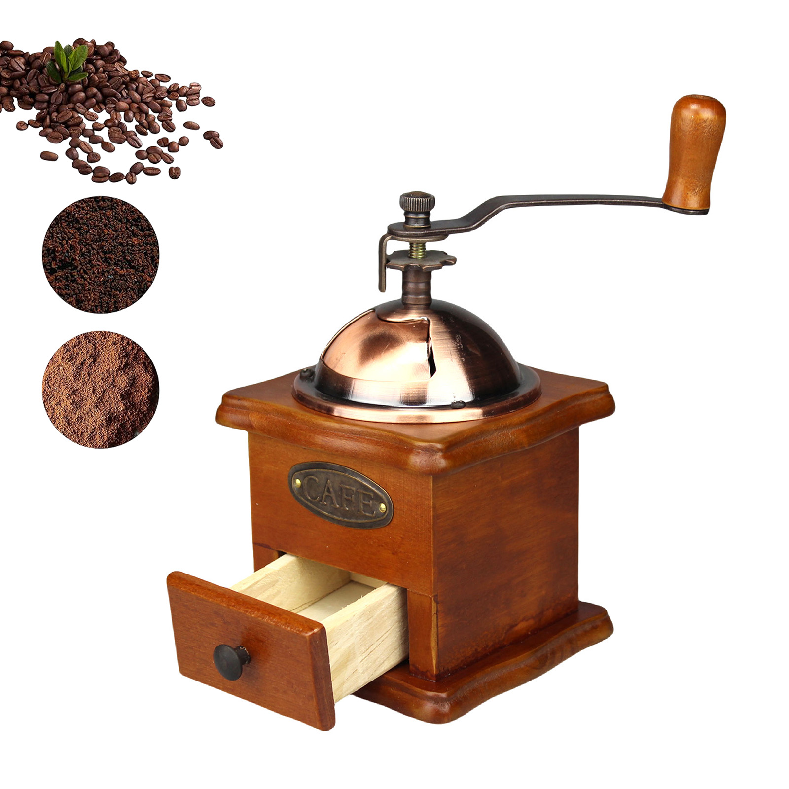Antique Manual Coffee Grinder  - Vintage Coffee Equipment のレビューと価格