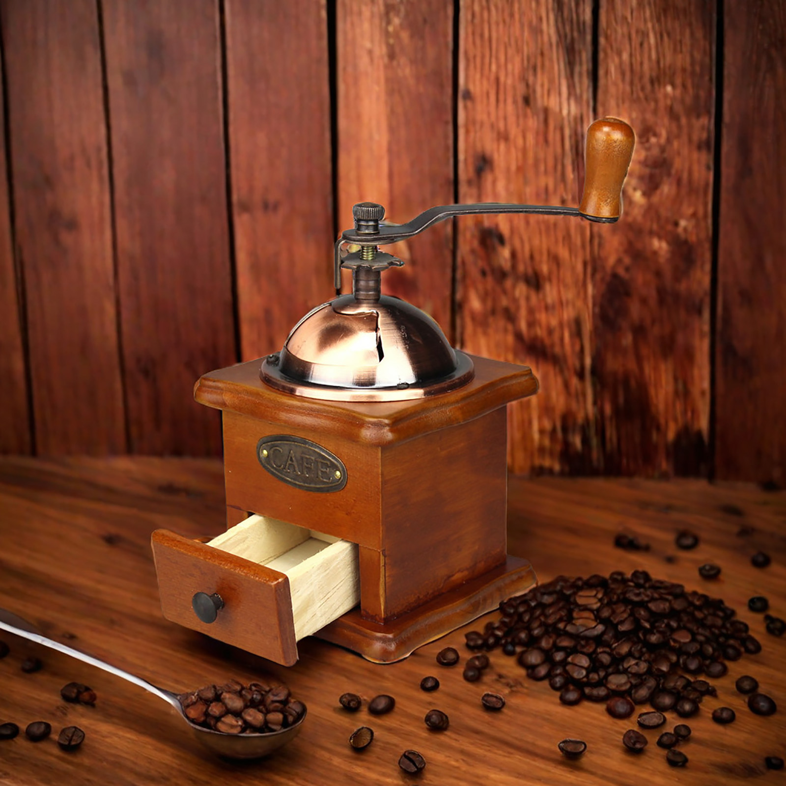 Antique Manual Coffee Grinder  - Vintage Coffee Equipment のレビューと価格