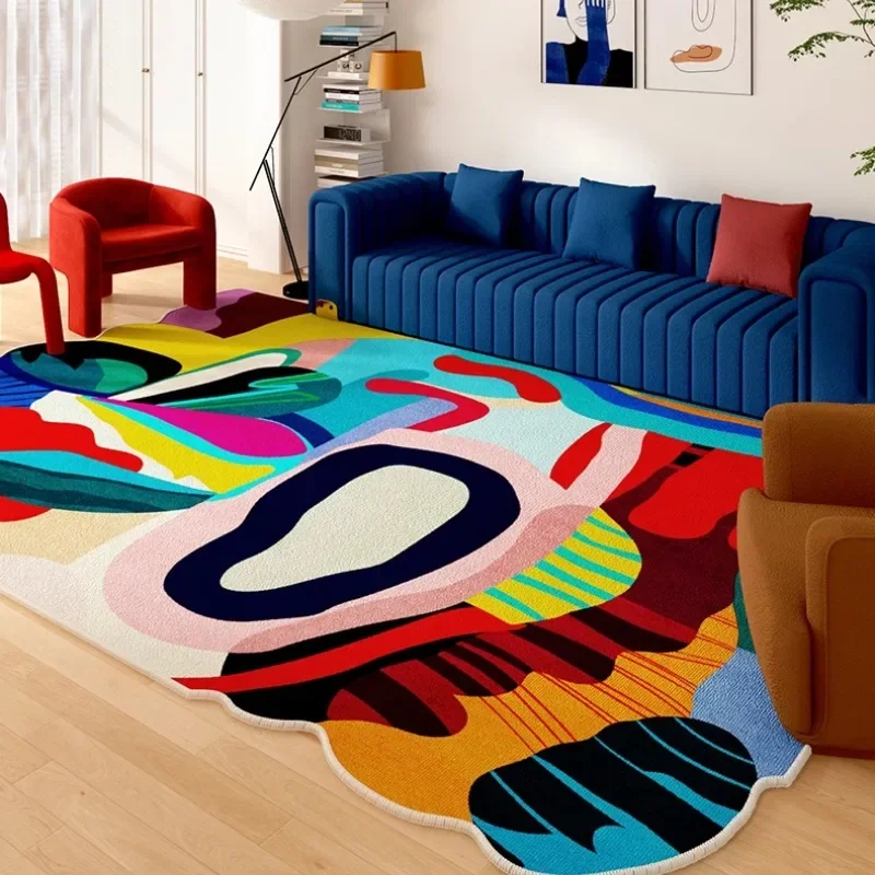 Living Room Carpet Art Irregul - Coffee Equipment At Home のレビューと価格
