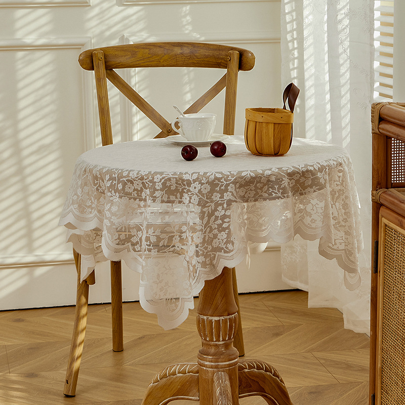 White lace tablecloth, vintage - Vintage Coffee Equipment のレビューと価格