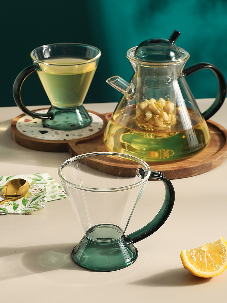 Nordic Glass Teapot Teacup Set - Vintage Coffee Equipment のレビューと価格