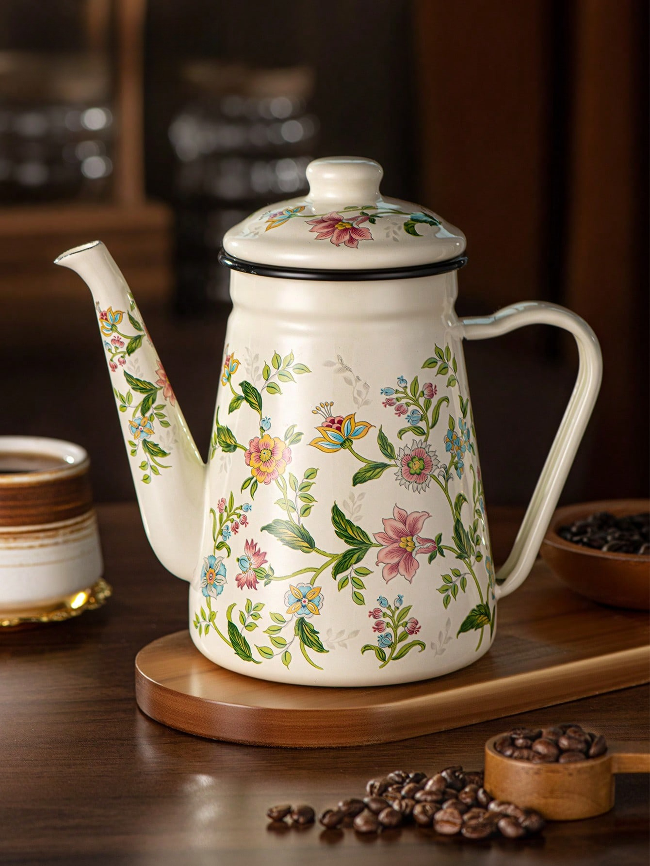 Vintage Floral Coffee Pot 1.1L - Vintage Coffee Equipment のレビューと価格