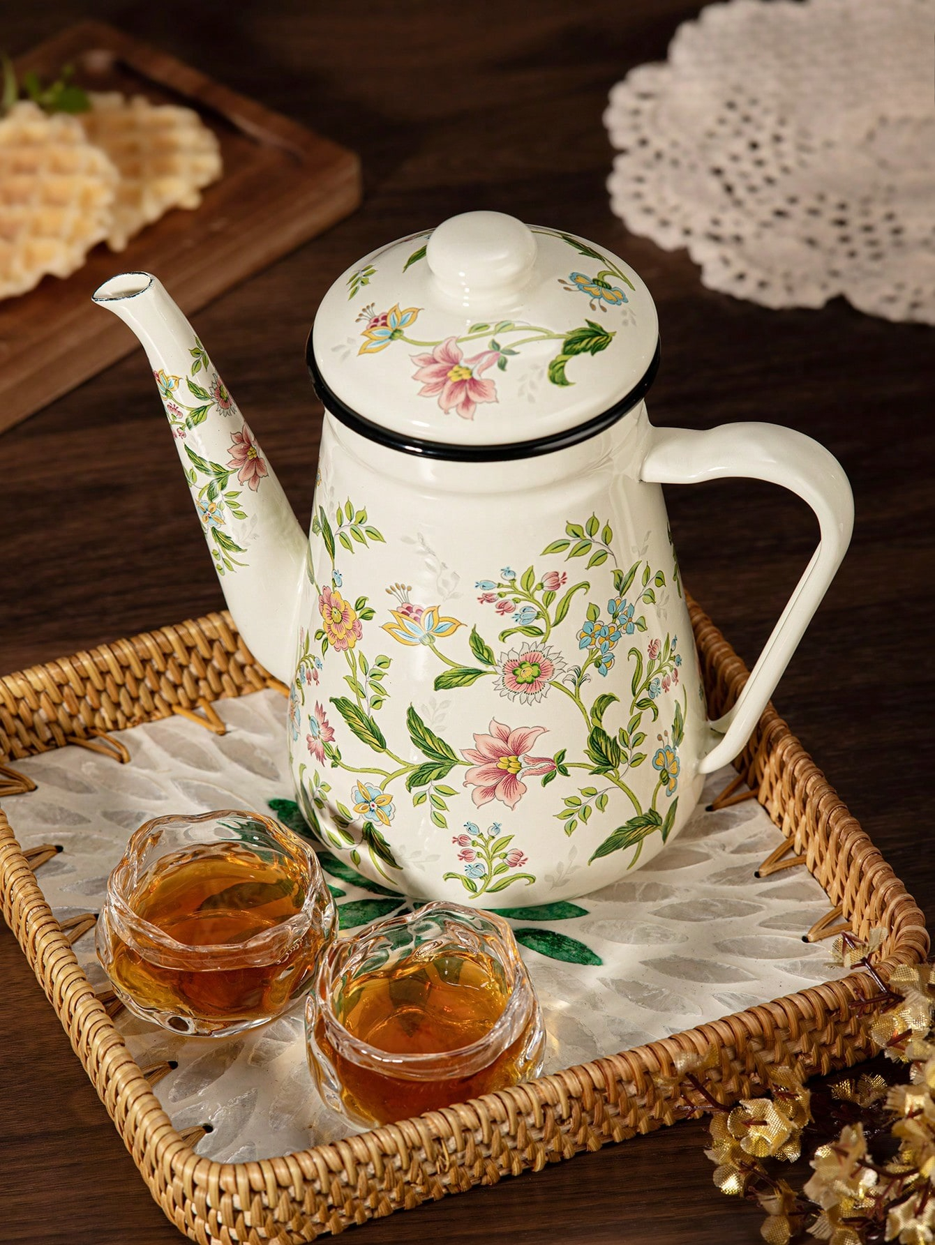 Vintage Floral Coffee Pot 1.1L - Vintage Coffee Equipment のレビューと価格