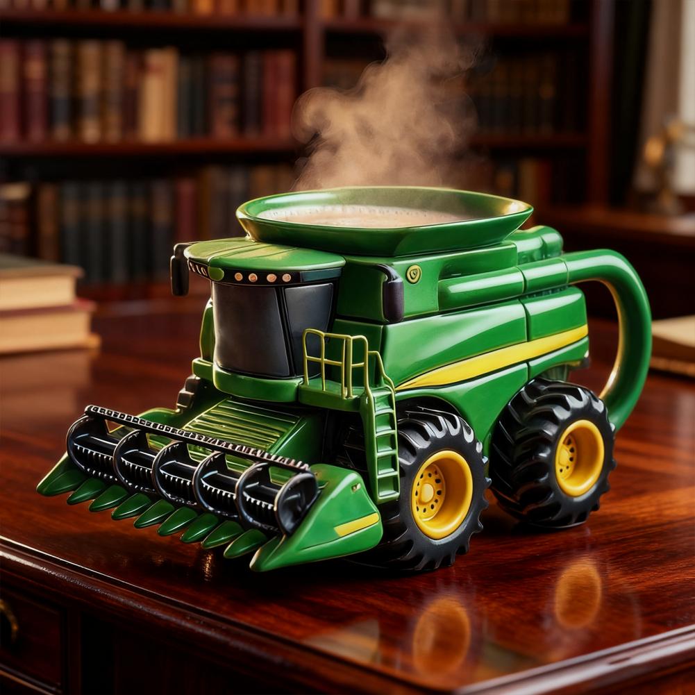 Handcrafted Tractor Coffee Mug - Vintage Coffee Equipment のレビューと価格