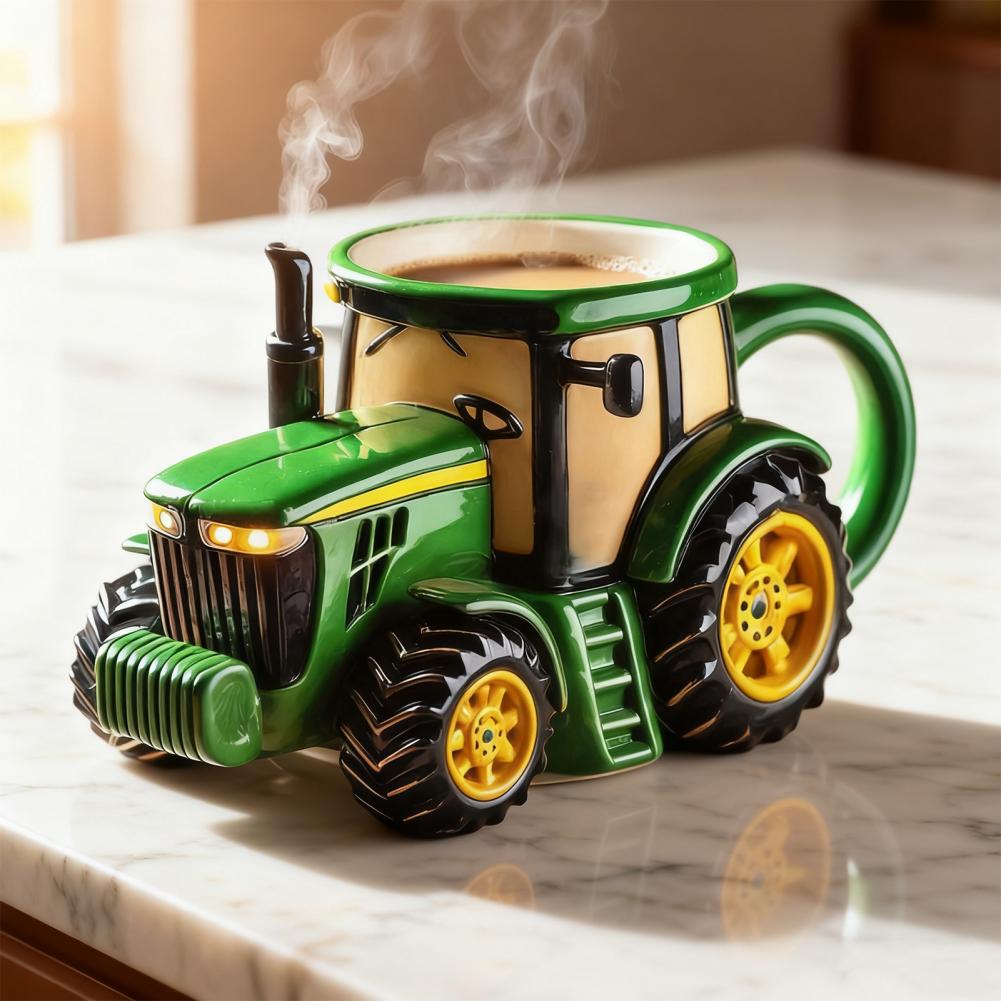 Handcrafted Tractor Coffee Mug - Vintage Coffee Equipment のレビューと価格