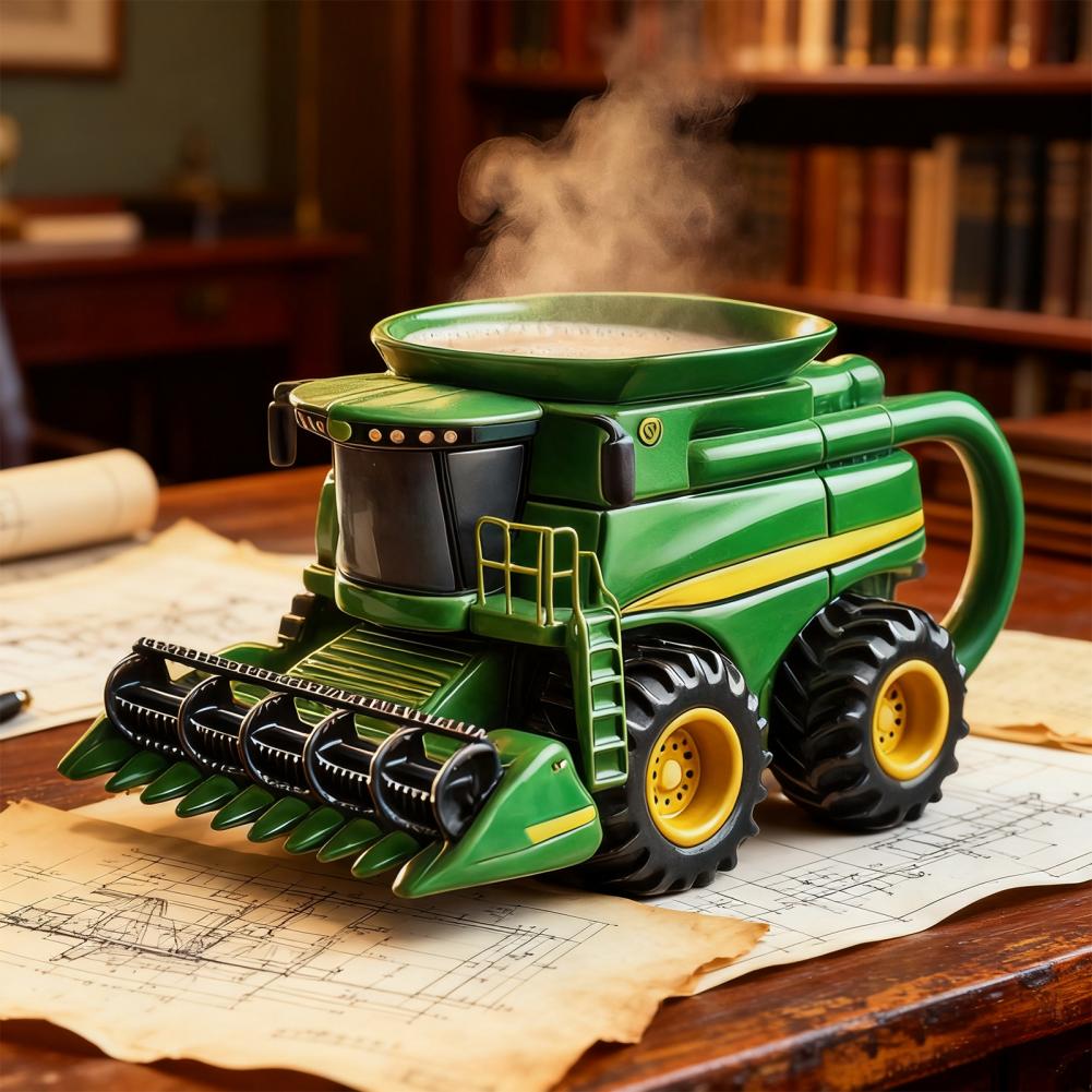 Handcrafted Tractor Coffee Mug - Vintage Coffee Equipment のレビューと価格