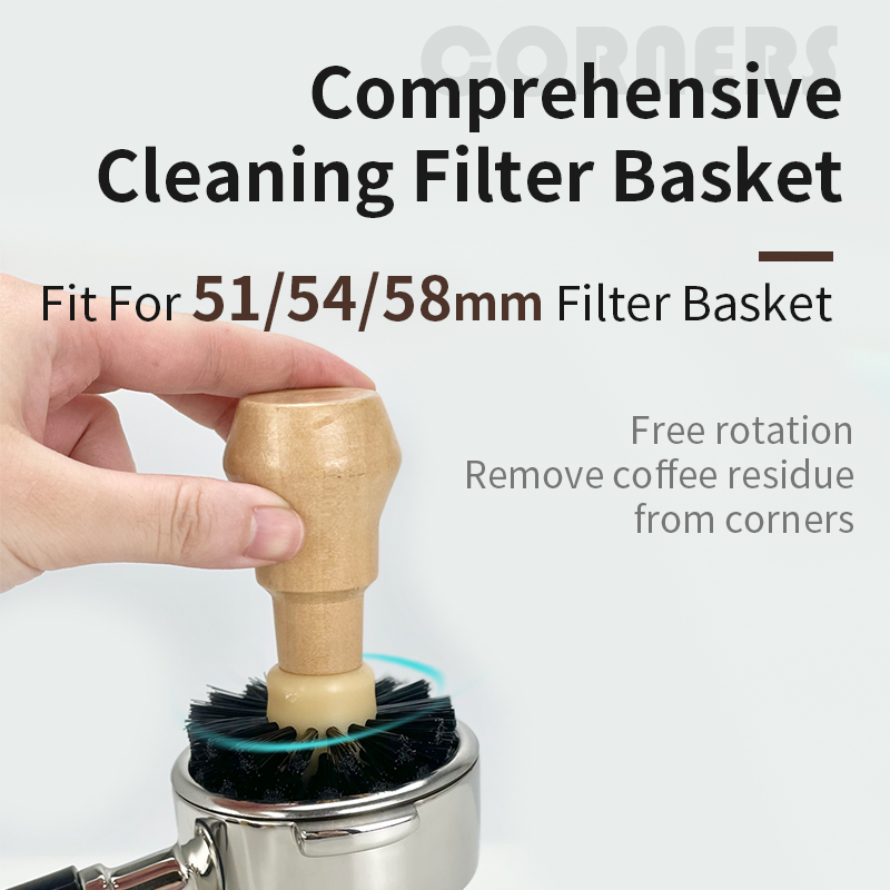 Coffee Brush Cleaner Solid Woo - Coffee Equipment At Home のレビューと価格