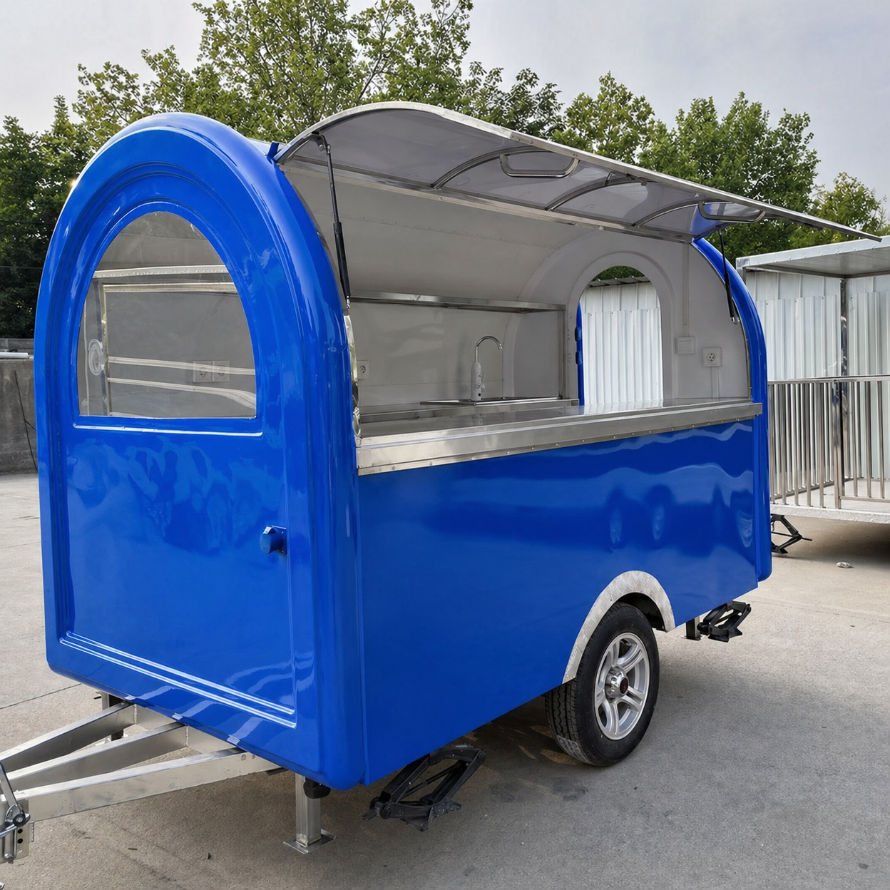 Outdoor Round Shape Mobile Cof - Vintage Coffee Equipment のレビューと価格
